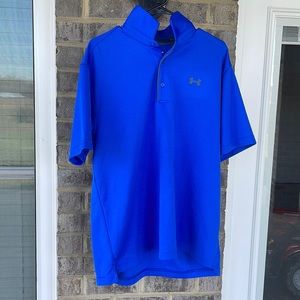 Royal Blue XL Under Armour Golf Polo